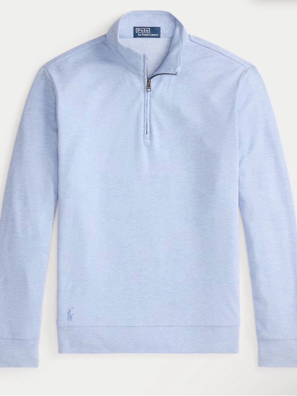 Ralph Lauren Light Blue Quarter-Zip Sweatshirt